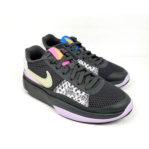 Nike JA 1 Night Personal Touch Youth Size 4.5Y Womens Size 6 Gray Purple Shoes